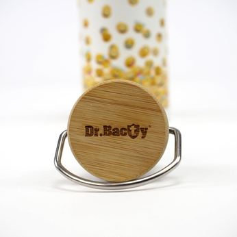 Steel thermal bottle Dr. Bacty Emoticons - white