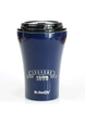 Coffee thermal mug with ceramic coating Dr. Bacty Apollo - 227 ml - blue - with your year of birth