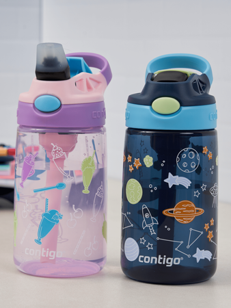 Water bottle / bottle for children Contigo Easy Clean 420ml Blueberry Cosmos