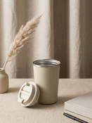 Dr. Bacty Eco Thermal Mug Terra – Sandy Beige