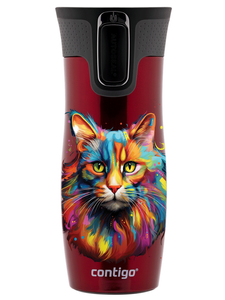 Thermal mug Contigo West Loop 2.0 470 ml - Red - Cat