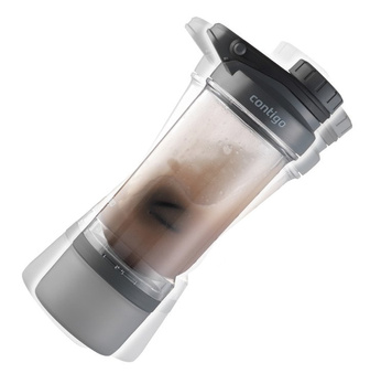 Shaker Contigo z pojemnikiem Shake and Go Fit 650ml - Black