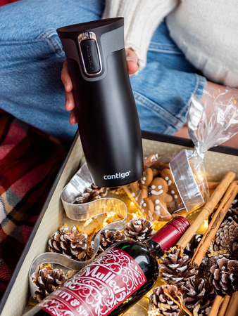 Thermobecher Contigo West Loop 2.0 470ml - Schwarz matt