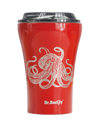 A thermal mug for the car Dr. Bacty Apollo for the diver - red