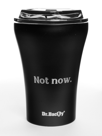 Thermal mug Dr. Bacty Apollo Not Now - Black