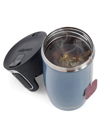 Contigo West Loop Mini 300ml Thermobecher - Folklore -Blue Metallic