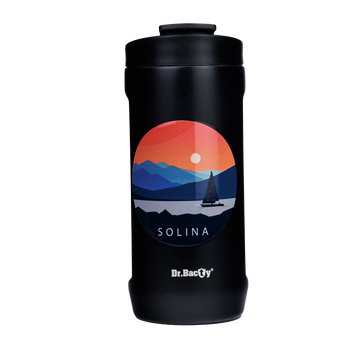 Dr.Bacty thermal coffee mug SOLINA - Black