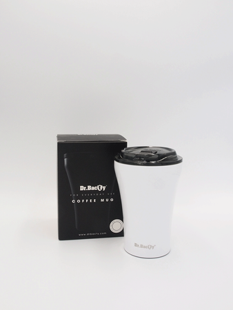 Thermal coffee mug Dr. Bacty Apollo Glamor - White