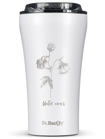 Thermobecher für Kaffee Dr.Bacty Apollo 2.0 360 ml "Dziewanna" – Weiß