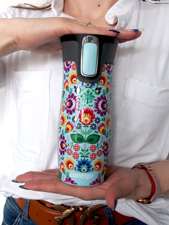 Thermal Mug Contigo West Loop 2.0 470ml - Iced aqua - Folklor