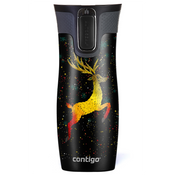 Thermal Mug Contigo West Loop 470 ml - Matte Black - Reindeer