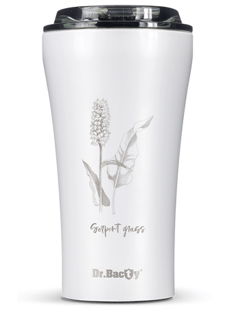 Thermobecher für Kaffee Dr.Bacty Apollo 2.0 360 ml "Rdest żyworodny" – Weiß