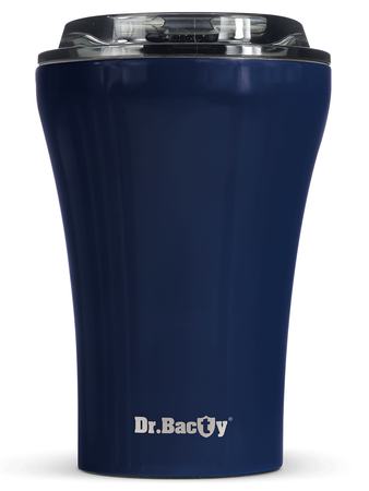 Kaffee -Thermalbecher mit Keramikbeschichtung Dr. Bacty Apollo 227 ml - marineblau