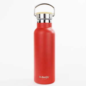 Steel thermal bottle Dr. Bacty Iris - red