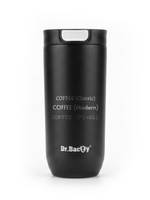 Dr. Bacty Atlas 540 ml Engraved Thermal Mug - Black