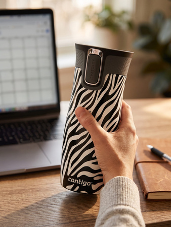 Thermal Mug Contigo West Loop 470 ml - Matte Black - Cat Eyes