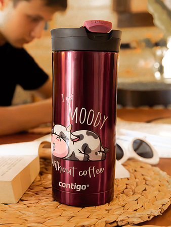 Thermal Mug Contigo Huron 470ml - Vivacious Moody Cow