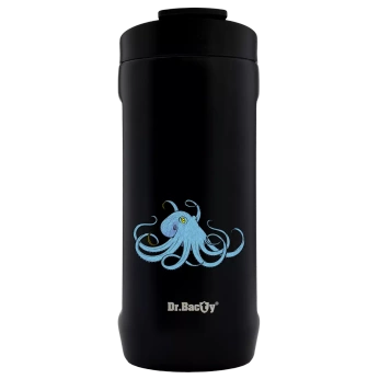 Kühler für Dose Dr.Bacty Notus 360 ml Octopus Blue - schwarz