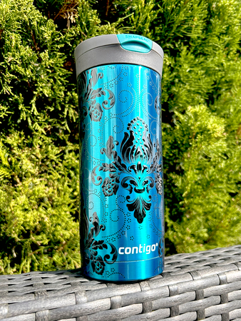 Thermal Mug Contigo Huron 470 ml - Arabesca Black - Biscay Bay