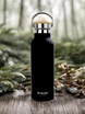 Stahlthermalflasche Dr. Bacty Iris - Schwarz