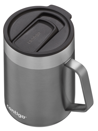 Contigo Streeterville 420 ml Thermobecher mit Ohr - Grau - nach Gebrauch