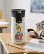 Contigo West Loop Mini 300ml thermal mug - Six Seven - White Metallic