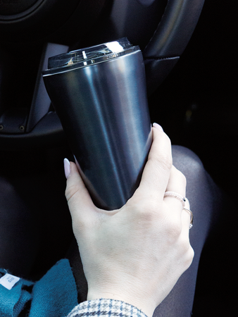 Dr.Bacty Apollo 2.0 Thermo-Kaffeebecher - 360 ml - Gunmetal