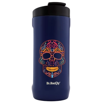 Drink for drinks Dr. Bacty Notus Colorful skull - navy blue