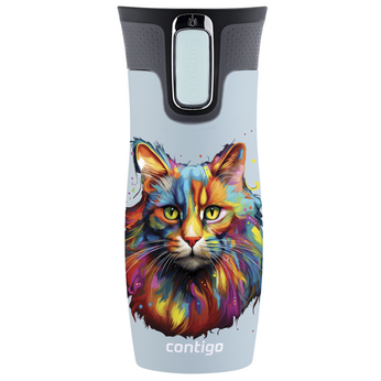 Contigo West Loop 2.0 470ml thermal mug - Blue Mat - Cat