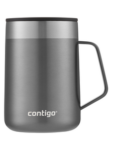 Contigo Streeterville 420 ml Thermobecher mit Ohr - Grau - nach Gebrauch