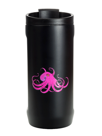 Thermal mug 2-in-1 Dr.Bacty Notus Marine - black.