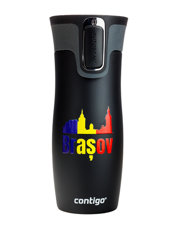 Thermal mug Contigo West Loop 2.0 470 ml - Brasov - Matte Black