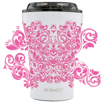 Thermal coffee mug Dr. Bacty Apollo Glamor - White