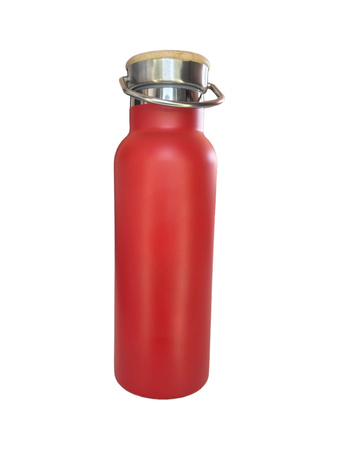 Dr.Bacty Iris steel thermal bottle - red - LOVE