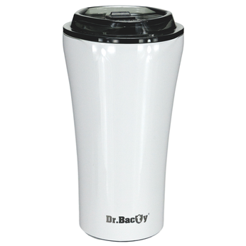 Dr.Bacty Apollo 2.0 Thermokaffeebecher - Libra - 360 ml - Weiß glänzend