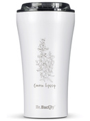 Thermobecher für Kaffee Dr.Bacty Apollo 2.0 360 ml "Hyzop lekarski" – Weiß