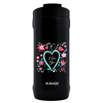 Dr.Bacty Thermokaffeebecher  - I love You - Schwarz