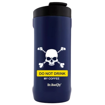 Kühler für Dose Dr.Bacty Notus do not drink my Coffe - marineblau