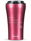 Dr.Bacty Apollo 2.0 thermischer Kaffeebecher - Ode an die Jugend - 360 ml - Pink
