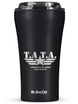 Dr.Bacty Apollo 2.0 thermischer Kaffeebecher - Papa - 360 ml - Schwarz Matt