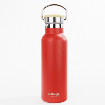 Dr.Bacty Iris Stahl Thermoflasche - rot - NASA