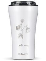 Thermal Coffee Mug Dr.Bacty Apollo 2.0 360 ml "Dziewanna" – White