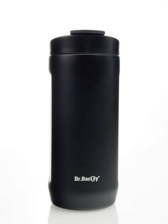 Thermobecher für Kaffee 2-in-1 Dr.Bacty Notus 360 ml - schwarz - Nachverkauf