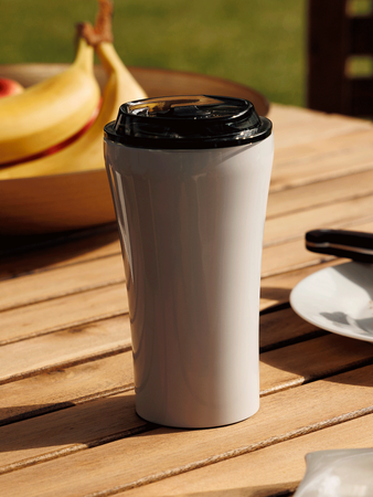 Dr.Bacty Apollo 2.0 Thermo-Kaffeebecher - 360 ml - Glänzend Weiß - Nachverkauf