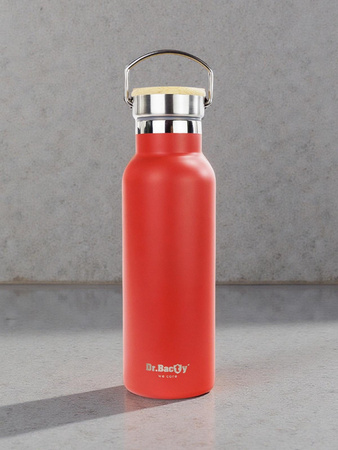 Stahlthermalflasche Dr. Bacty Iris - rot