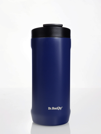 Thermobecher für Kaffee 2-in-1 Dr.Bacty Notus 360 ml - marineblau.