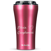 Dr.Bacty Apollo 2.0 Thermo-Kaffeebecher - Elixier der Geduld - 360 ml - Rosa