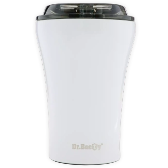 Coffee thermal mug with ceramic coating Dr. Bacty Apollo 227 ml - white