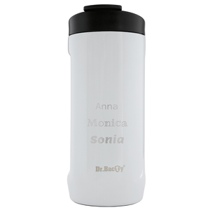 Dr.Bacty Notus 360 ml thermal mug with engraving - white